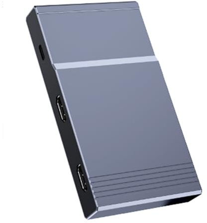 ZYKEJJDDAK Tarjeta de captura de video HDTV 4K 60Hz HDTV a USB C, caja de captura de video para cámara de computadora, transmisión en vivo, reunión, captura de dispositivo