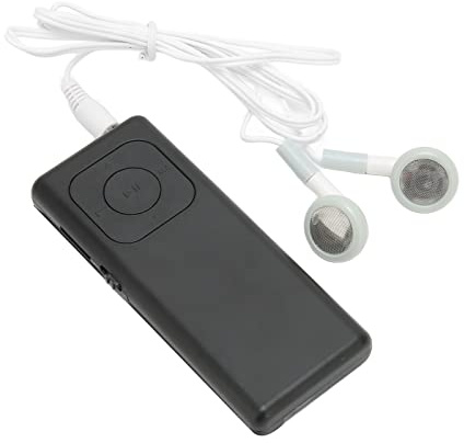 Lettore MP3, Mini Lettore Musicale Compatto Portatile Senza Perdita di Dati con Cuffie, Supporto Scheda di Memoria 64G, Piccolo Lettore Musicale per Studio, Lavoro, Sport (Nero)