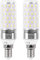 SanGlory 12W Bombillas LED Maiz E14 Luz Fría 5000K, 1350LM Bombillas LED, Casquillo E14 Blanco Frío, 12W Bombilla E14 para Reemplazar 100W Incandescente, No regulable - 2 Unidades