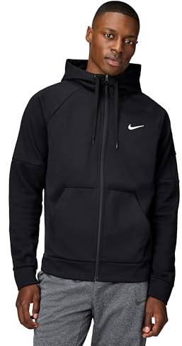 Nike Herren M Nk Tf Hd Fz Jacke, Black/Black/White, S