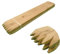 10 x 3ft (90cm) Tall Wooden Garden Stakes - 25mm x 25mm - Pressure Treated Tree & Plant Support Fencing Posts Baltic Slow Grown for Strength. Long Lasting. Thick. Square