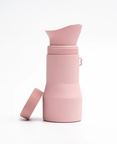 Whizzer™ - Discreet Portable Toilet for Adults - Seen on Dragons Den - Travel Essentials for Festivals, Camping, Caravans & Travel - Silicone Pee Bottle for Men & Women - Portable & Leakproof - 500ml