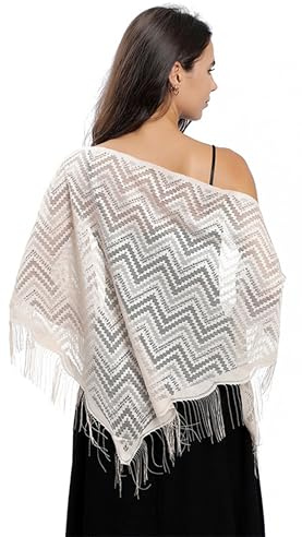 FAIRYGATE Wraps Large Ladies Scarves Elegant and Stylish Shawls and Wraps for Wedding Scarfs for Women Winter Easy to Match with Different Style Clothes UC0816