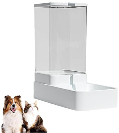Futterspender Katze, Automatischer Katzenfutterautomat, Automatischer Hundefutterspender, 3,8L Wasserspender für Hunde und Katzen, Intelligenter Katzenfutter Automat (Wasserzufuhr)