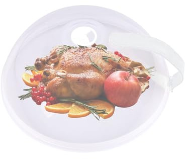 Weqizuerqi Coperchio Antispruzzo Per Microonde Coperchio Riscaldante Per Forno A Microonde Copertura Del piattos A Microonde Coperchio Di Piastra A Microonde Con Manico Cover Di Copertura