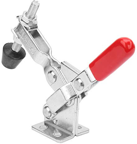 Morsetto Verticale Professionale con Maniglia in Acciaio Al Carbonio, Design Ergonomico, Installazione Rapida, Stabile per Lavorazioni Meccaniche, Assemblaggio, Industriale,