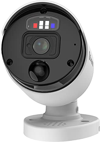 Swann Add-On NVR Bullet Security Camera with PoE connection, 4K Ultra HD Video, Indoor or Outdoor, Colour Night Vision, Heat Motion Detection, Face Recognition, 2-Way Talk, Smart Video Analytics 900BE