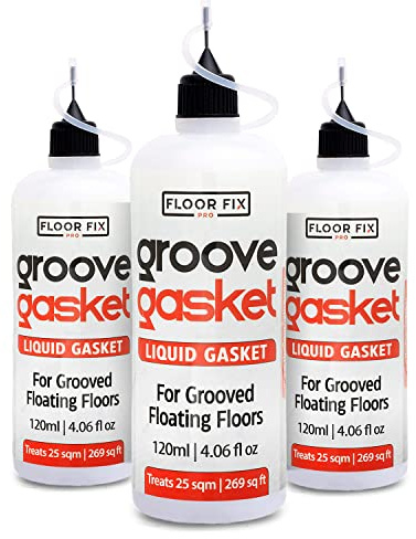 Groove Gasket -For GROOVED Floating Floors (Only Use after Purchasing Test Pack) - 3 Room Pack - Made in UK