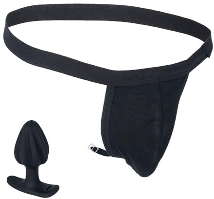 YWZAO Tappo Anale Mutande Perizoma Fibbia Maschio N31 (Combinazione M, 32-36)