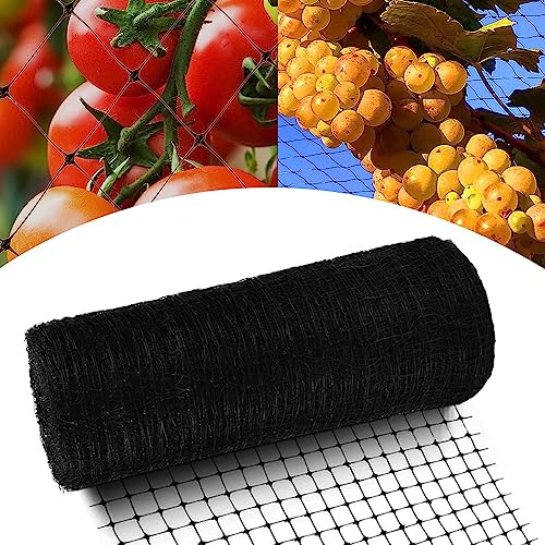 ANTHYTA Rete Protezione Uccelli 2,1 x 20 M Rete Antiuccelli Nere per Alberi da Frutto Rete di Protezione per Piante Frutti e Colture Rete per Piante da Giardino con 50 Fascette Rete Fine per Laghetto