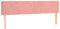 vidaXL 2X Kopfteil Betthaupt Polsterkopfteil Bettkopfteil für Bett Bettgestell Bettrahmen Schlafzimmer Bettzubehör Rosa 90x5x78/88cm Samt