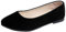 Generic Women's Ballet Flats - Black, Size 6 UK