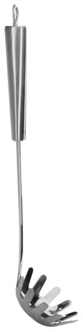 Yeenano Forchettone per Spaghetti,Pinza per Spaghetti in Acciaio Inox Mestolo Spaghetti,Cucchiai Forati,Spaghetti Forchette,per Cuocere Pasta Insalate Carni alla Griglia Pinze da Cucina Forchettone