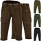 German Wear Jagd Lederhose Kniebundhose Jägerhose Trachtenlederhose Büffelleder (46/XS, Dunkelbraun)