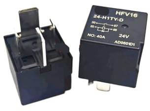 1 styck HFV16 24-H1TY-D bilrelä HFV7 med diod