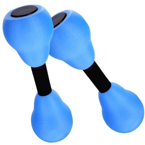 TOYANDONA 2 Pièces Haltères Eau Légères Haute Densité pour Exercices Aquatiques et Fitness Piscine Petits Haltères Colorés Confortables pour Femmes et Garçon Fille