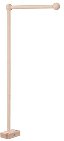 babybay Mobilehalterung passend für alle Modelle mit Rundstäben / stufenlos verstellbar / aus massivem Buchenholz (natur unbehandelt)