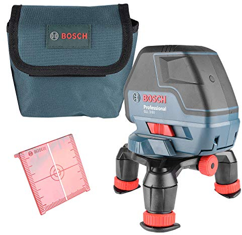 Bosch Home and Garden - Niveau laser 3 lignes 4x1.5V LR6 (AA) portée 50 m - GLL 3-50 Professional