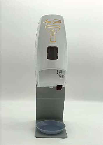 Dispensador automático para Agua Bendita de sobremesa. Diseño 2 Logo Color Dorado