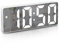 New Version Digitale Wecker, LED-Uhr, elektronische Tischuhr mit Temperaturanzeige, Reisewecker, einstellbare Helligkeit, 12/24H Anzeige, Digitaluhr für Haus, Schlafzimmer, Büro, Kinder, Ältere