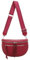 ITALYSHOP24 Damen Tasche Umhängetasche Brusttasche Muster Gürtel Bauchtasche Crossbody Gürteltasche Hüfttasche Crossover Bodybag Schultertasche Handytasche Leder Optik Pink M