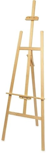 Jarograf Kreidetafel Schreibtafel Wandtafel schwarz Blackboard Tafel 47x60 cm, 47x79 cm, 60x87 cm, 80x100 cm (Staffelei aus Holz - natur)