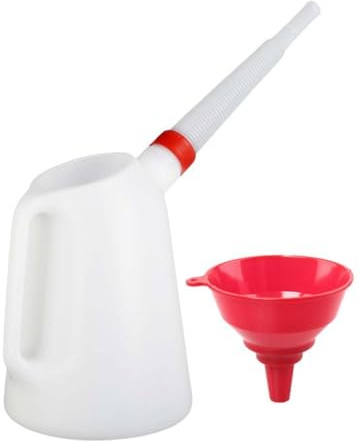 MagiDeal Distributeur d'huile Automobile avec Couvercle, Portable pour liquides Automobiles, bidon Distributeur d'huile pour Voiture, 3l