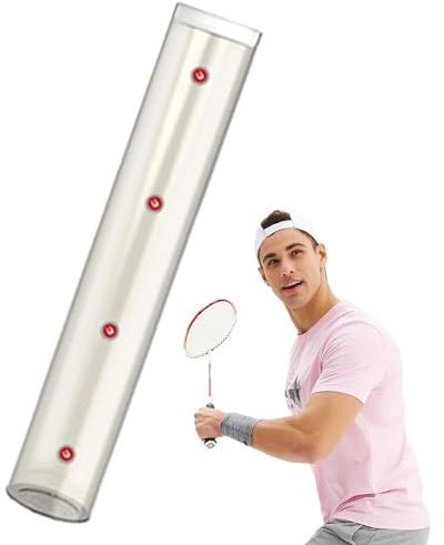 Shuttlecocks - Tubo magnético para pelotas de bádminton, equipo de entrenamiento de bádminton para clases de educación física, gimnasio, patio, cancha, parques