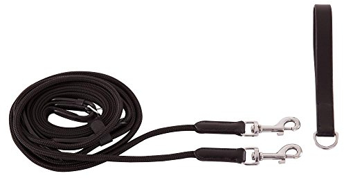 BR Schlaufzügel Blackpool Schwarz/Silber Vollblut/Cob