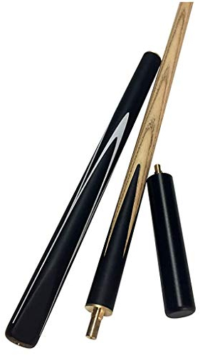 MU Snooker Queue de Billard, 3/4 Articulé Main Ash Arbre 3 Pièces Avec Accessoires Extension