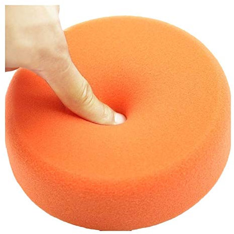 1pcs éponge de Polissage lustrage fartage Pad Roue, 150mm Voiture Polissage Pads, for la Voiture Polisseuse Tampon Orange Pad Kit,