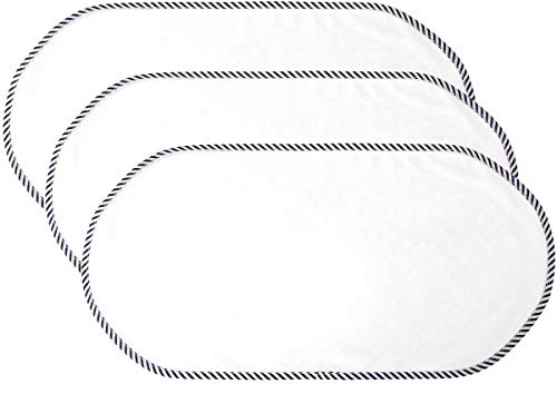 Nicoone Lot de 3 Tapis à Langer Coussin Imperméable pour Bébé, Paquet de 3 Protège-Matelas de lit, Doublures de Housse de Table à Langer Réutilisables Lavables