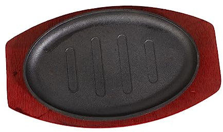 Ciieeo Sartén Para Bistec Antiadherente De 8 Pulgadas, Hierro Ligero, Conductor Rápido De Calor, Para Barbacoa y Cocina Casa