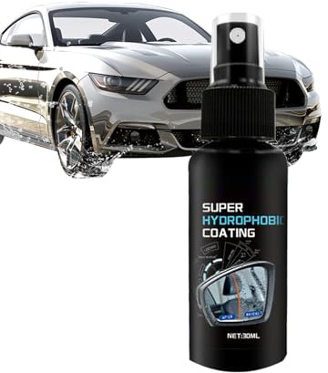 Trattamento Vetri per Parabrezza,Spray Trattante Idrorepellente 30ml per Parabrezza | Trattamento Antigraffio Detailing Veicoli Cura Quotidiana Viaggio SUV