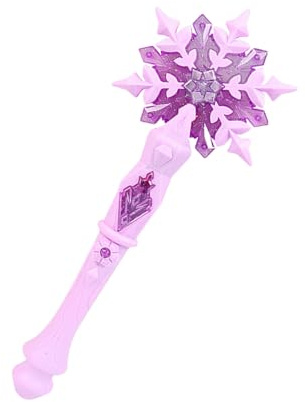 Elnwnnkc Varita Mágica Musical Iluminada para Niños Y Niñas Juguete Fiesta De Cumpleaños Juego rol Varita Nieve Princesa rol Juguete Imitación