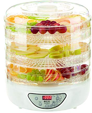 ECG 570 Obsttrockner, Kunststoff, Weiss-transparent, SO 570