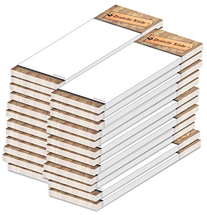 PRICARO Kellnerblock Deutsch, 24 Stück