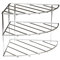 Amtido 3-Tier Plate Rack Kitchen Cupboard Organiser – Chrome Corner Shelf Plate Organiser for Bowls, Mugs, Pans, Dishes – Metal Dish Rack for Pantry, Countertop, Cabinet and Kitchen Shelf