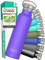 Thermosflasche 750l Edelstahl LILA - Isolierflasche Hält 25h Kalt/13h Warm, BPA Frei - Isoflasche für Wandern, Fahrrad, Büro