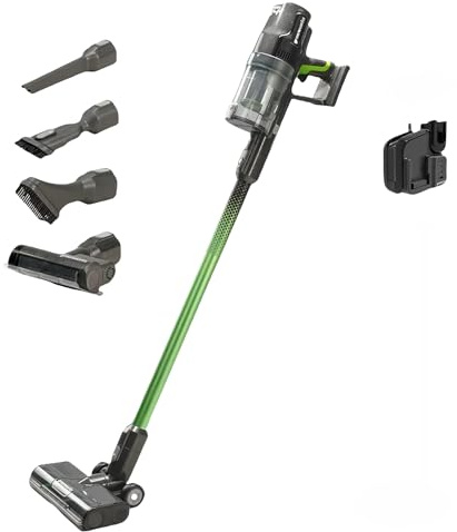 Greenworks 4700607, dammsugare - kvast 24 V, väggmonterad, deluxe, grön