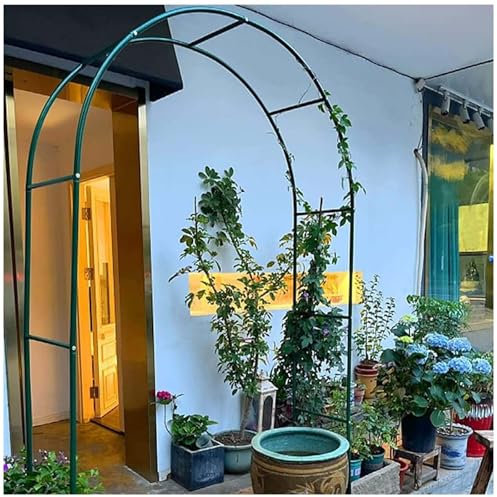 Arche de jardin en métal avec treillis pour mariage, anniversaire, Halloween, Noël, décoration de rose, arches, pergola, tonnelle