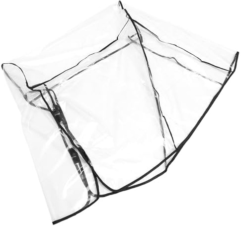 FIXOSHEE Funda para Lluvia de Cochecito Doble Grande Cubierta Protectora para Silla Paseo Material EVA Duradero Fácil Instalación y Uso