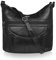 Quenchy London Damen Leder Handtasche aus weichem Schwarzen Leder - Schultertasche mit dünnem Riemen – 7 Innentaschen - 2 Große RV Hauptfächer – Medium Praktische Größe - Frauen Handtaschen QL176
