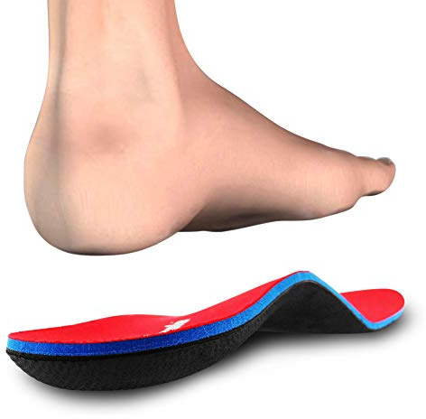 PCSsole Orthotic Arch Support Skoinsatser, Innersulor för Platta Fötter, Fotvärk, Plantar Fasciit, Inläggssulor för Män och Kvinnor, 31.0CM