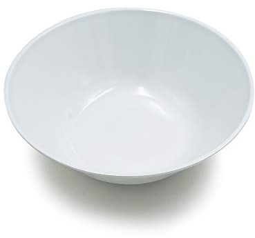 MCM service Insalatiera in Pura Melamina Rotonda Bianca Ø cm 26 Made in Italy