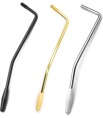harpfeas 6 MM Thread Tremolo Arm Electric Guitar Tremolo Arm Thread Metal Single Tremolo Arm Whammy Bar with Tip for Stratocaster Electric Guitar Tremolo System (Mixed Color)