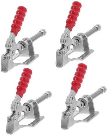 jojofuny 4 Pièces Pince Coudée Sauterelles Outils Et Accessoires Pour Le Travail Du Bois Pinces à Bois Sauterelle à Pousser Dispositif De Serrage Horizontal Pinces à Usage Intensif Le Fer