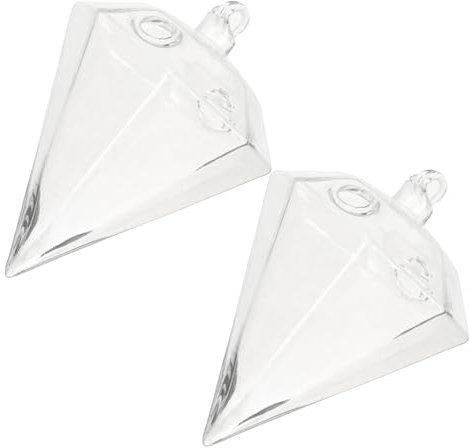 TOYANDONA 2stücke Hängende Glasvase Transparent Hydroponik Pflanzgefäß Wohnraumdekoration Balkon Garten Geeignet