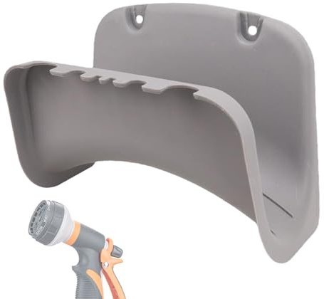 Supporto per tubo da giardino, supporto da parete per tubo 'acqua in metallo resistente, avvolgitubo per tubo 'acqua, in polipropilene, contenitore per tubo da giardino, supporto a