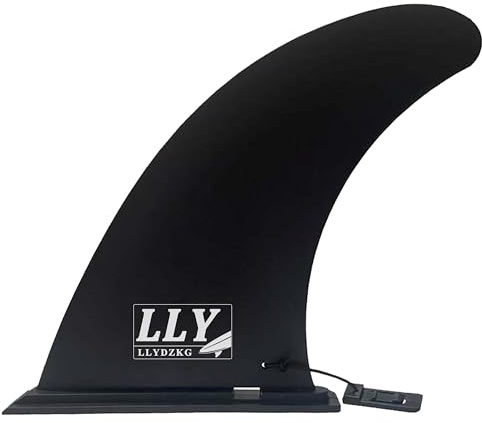 LLYDZKG Paddle Board Fin, Detachable 9 SUP Single Center Fin, Fiberglass Reinforeced Nylon, No-Tool Installation, for Most Inflatable SUP, Surfboard, Stand-up Paddleboard, Longboard (LLY-F901)